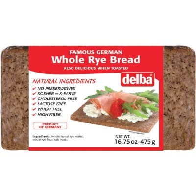 Delba Whole Rye Bread  
