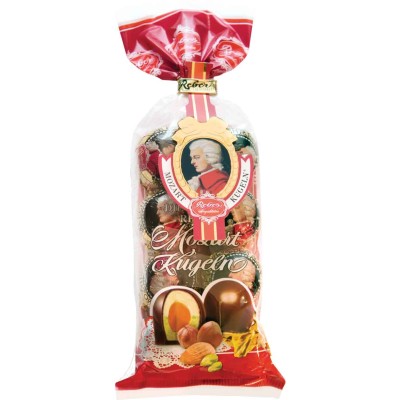 Reber Mozart Kugel 8 Piece Bag in Display