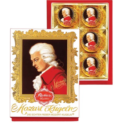 Reber Mozart Kugel 6 Piece Small Portrait Box 