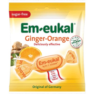 Dr Soldan Ginger Orange Sugar Free Lozenges