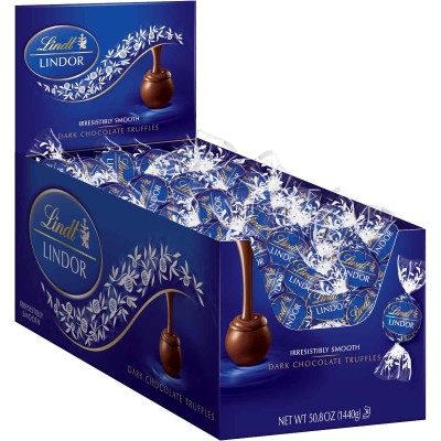 Lindt Dark Chocolate Lindor Truffles Display