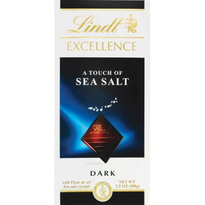 Lindt Excellence Dark Chocolate with Sea Salt Bar