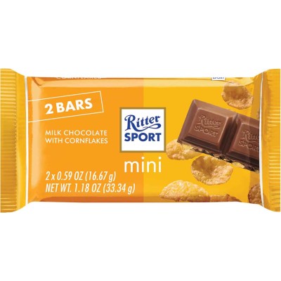 Ritter Sport Milk Chocolate Cornflakes 2pk Mini