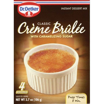 Dr Oetker Creme Brulee Dessert Mix