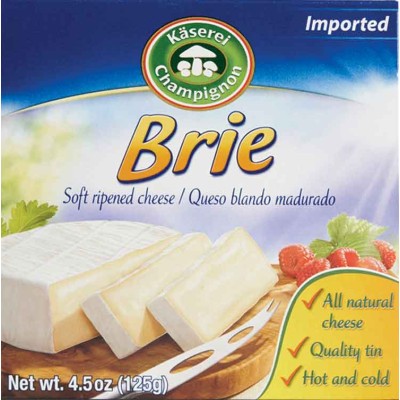 Champignon Brie Cheese Tins