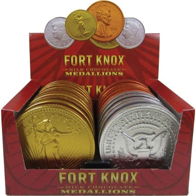 Fort Knox Giant Assorted Chocolate Coin Display