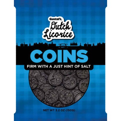 Dutch Licorice Licorice Coins Bag 