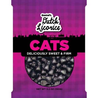 Dutch Licorice Licorice Cats Bag