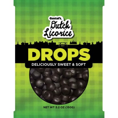 Dutch Licorice Licorice Drops Bag