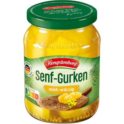 Hengstenberg Senfgurken Mustard Pickles in Jar