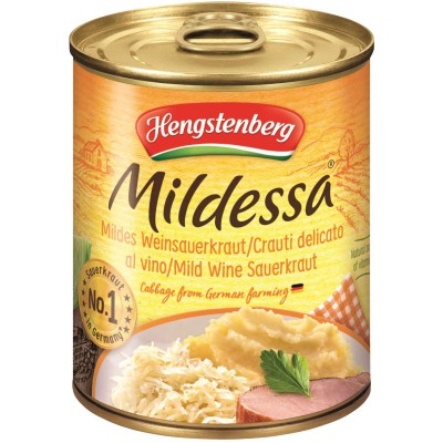 Hengstenberg Mildessa Sauerkraut Tin