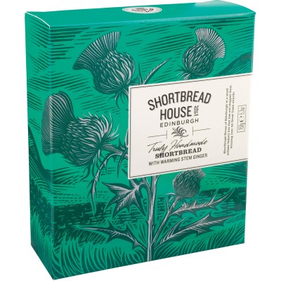 Shortbread House of Edinburgh Shortbread Fingers with Stem Ginger in Box