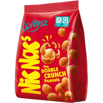 Lorenz Nic Nacs Double Crunch Peanuts Snack Bag