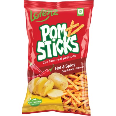 Lorenz Hot and Spicy Pomsticks Bag