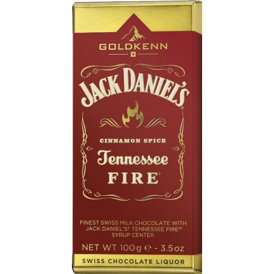 Goldkenn Jack Daniel's Tennessee Fire Cinnamon Spice Chocolate Bar