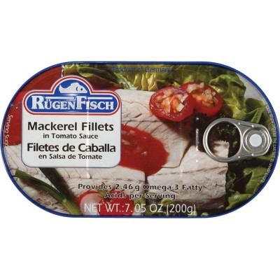 RugenFisch Mackerel Fillets in Tomato Sauce 