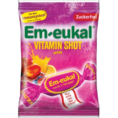 Dr Soldan Emeukal Vitamin Shot Filled Sugar Free Lozenges