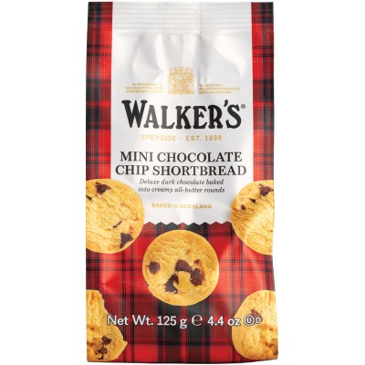 Walkers Chocolate Chip Shortbread Mini Bag 
