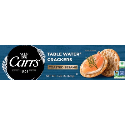 Carrs Table Water with Sesame Crackers