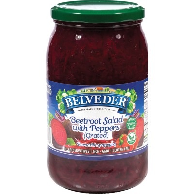 Belveder Shredded Beets with Red Peppers