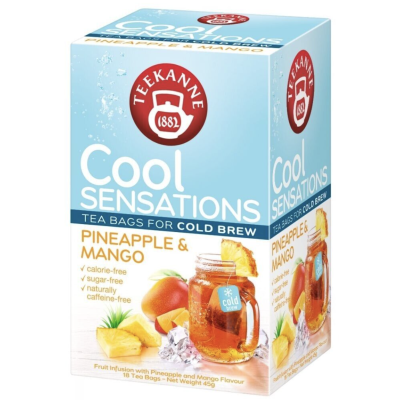 Teekanne Cool Sensation Pineapple Mango 18 Count Tea