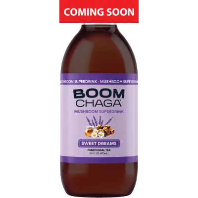 BOOM Chaga Functional Tea Sweet Dreams Glass Bottle