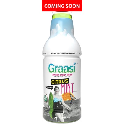 Graasi Organic Barley Water Citrus Mint
