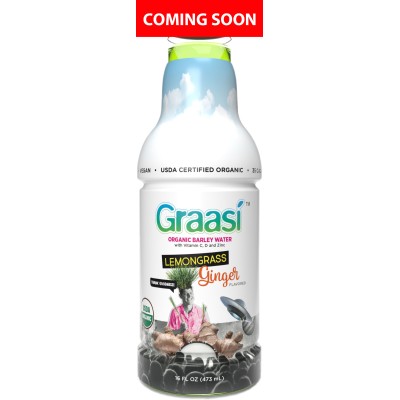 Graasi Organic Barley Water Lemongrass Ginger