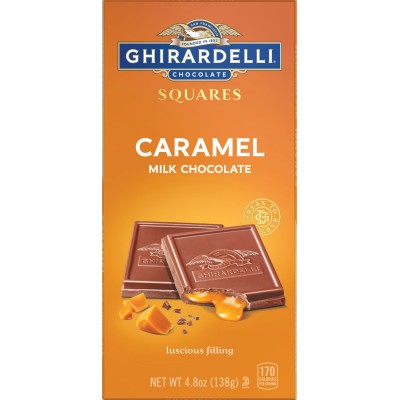 Ghirardelli Caramel Milk Chocolate Squares Bar