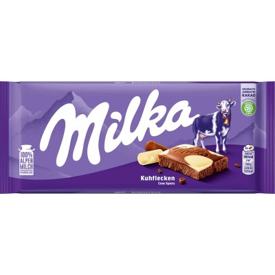 Milka Happy Cow White and Milk Chocolate Bar