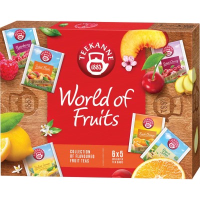 Teekanne World of Fruits 6 Flavor Tea Box 30 Count