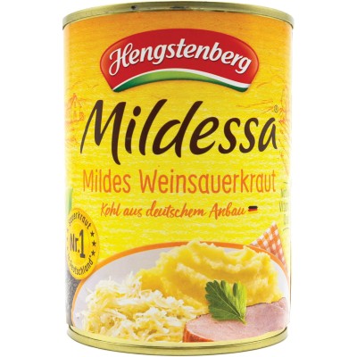 Hengstenberg Mildessa Sauerkraut Tin