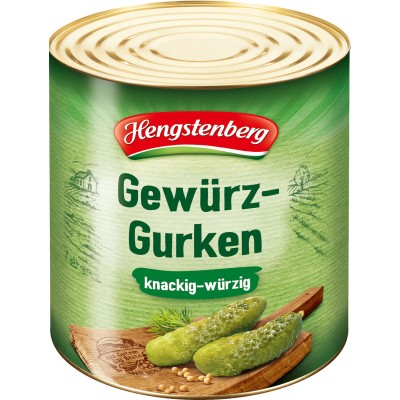 Hengstenberg Deli Gherkins Bulk 2 Large Tins
