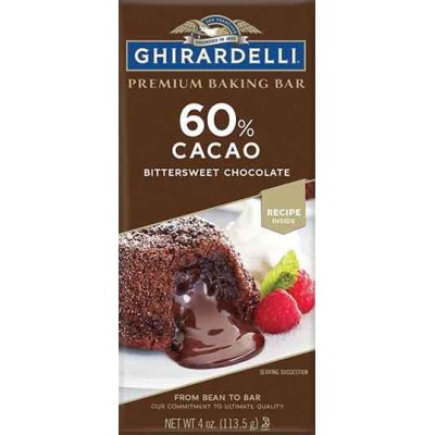Ghirardelli 60% Bittersweet Chocolate Baking Bar 