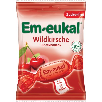 Dr Soldan Emeukal Wild Cherry Hard Sugar Free Lozenges