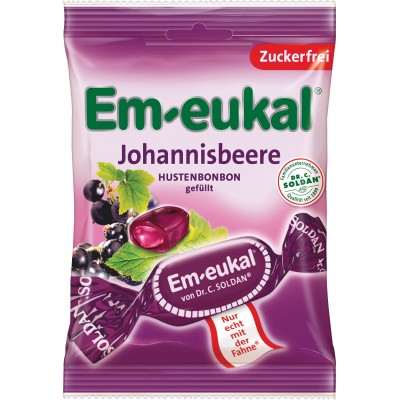 Dr Soldan Emeukal Black Currant Sugar Free Lozenges