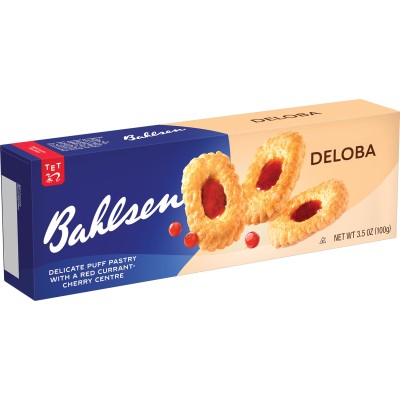 Bahlsen Deloba with Red Current Filling Cookie Box
