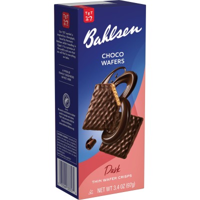 Bahlsen Dark Choco Wafers Cookie Box