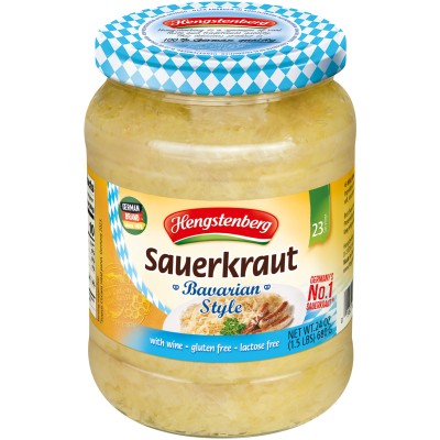 Hengstenberg Bavarian Wine Sauerkraut in Jar