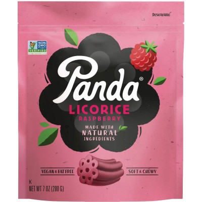 Panda Soft Raspberry Chews Bag