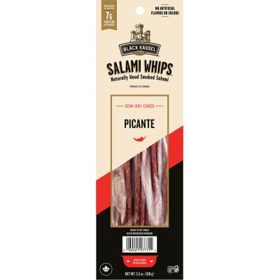 Black Kassel Picante Salami Whips