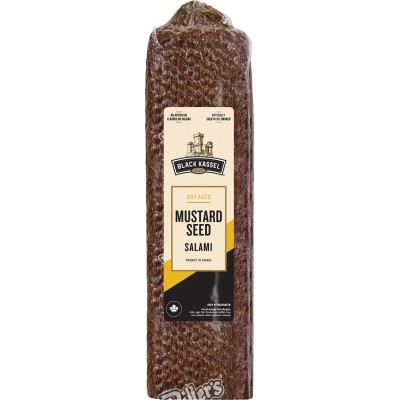 Black Kassel Mustard Seed Dry Aged Salami