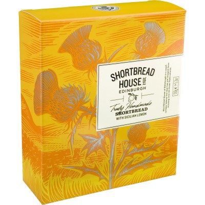Shortbread House of Edinburgh Sicilian Lemon Shortbread Rounds in Box