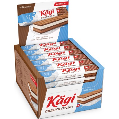 Kägi Crisp’n Cream Milk Cream Wafer Bar