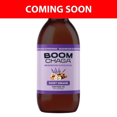 BOOM Chaga Functional Tea Sweet Dreams Glass Bottle