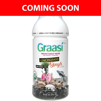 Graasi Organic Barley Water Lemongrass Ginger