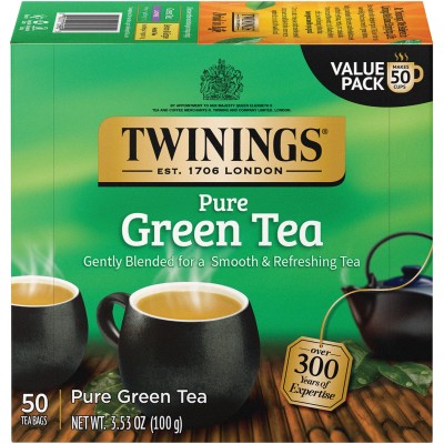 Twinings of London Original Green Tea 50 Count 