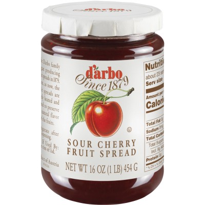 D'arbo Sour Cherry Fruit Spread