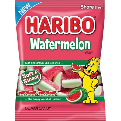 Haribo Watermelon Gummies in Bag