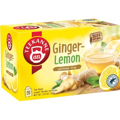 Teekanne Ginger Lemon Tea 20 Count